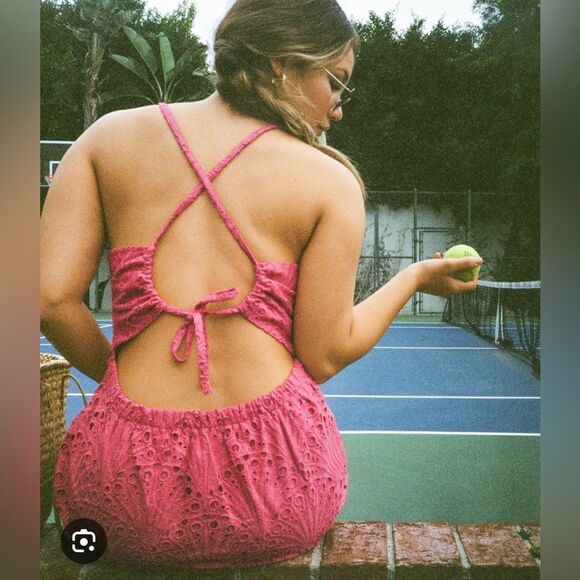 NWT Andie The Roatan Midi Dress - Eyelet - Rosette Size M - Picture 11 of 11